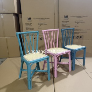 Silla Infantil Moderna de Ratán Hecha a Mano, Ecológica y Segura, para Fiestas al Aire Libre, Eventos, Decoración de Bodas, Venta al Por Mayor 2026 - Product Image 6