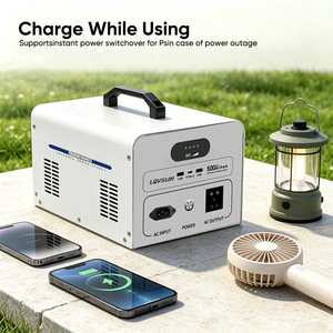 Generatore di Energia al Litio 500W 1KWH, Stazione di Alimentazione Portatile Solare, Sistema Solare con Batterie e <span class=keywords><strong>Power</strong></span> Bank - Product Image 2