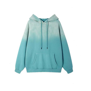 Sweat à capuche vintage en molleton lavé personnalisé 380g sweat à capuche en détresse lâche hommes Plus épaule goutte tire Pour Hommes - Product Image 1