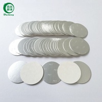 Voedselveilige inductie-seal aluminiumfolie liner met karton voor plastic flessen