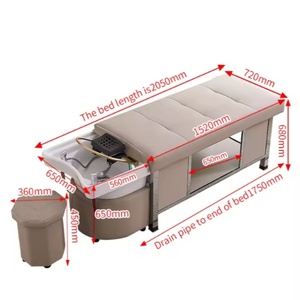 QuM Salon Sink Thai Lay Down Hair Washing Massage <b>Chair</b> <b>Shampoo</b> Bed Head Spa Bed and Moxibustion Massage Bed - Product Image 5