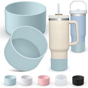 Chống trượt Silicone drinkware chịu nhiệt cấp thực phẩm vật liệu tương thích cho Stanley <span class=keywords><strong>hydroflask</strong></span> sắt Flask cho đơn giản hiện đại - Product Image 5