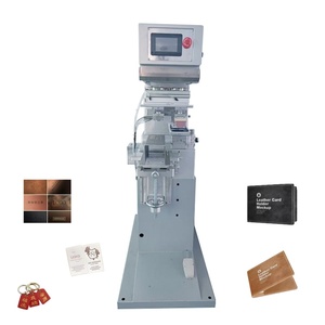Offre Spéciale d'impression semi-automatique de tampons en cuir Machine d'impression de tampons à chaud unicolore pour logo en cuir - Product Image 1