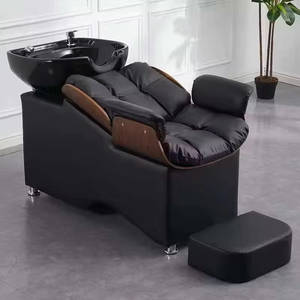Silla moderna para champú, cama para champú, lavabo de cerámica, cabeza de pelo, cama de spa - Product Image 2