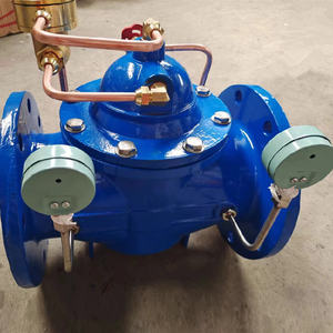 วาล์วควบคุมไฮดรอลิกเหล็กหล่อ LanHui ปรับได้ DN40-DN600 รุ่น 200X-10Q วาล์วลดแรงดันแบบแมนนวล ควบคุมด้วยระบบไพล็อต สำหรับน้ำ รับประกัน 1 ปี - Product Image 6