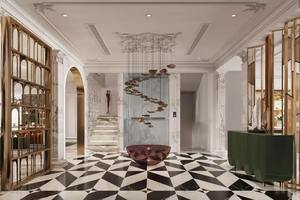 Rendu <span class=keywords><strong>3ds</strong></span> <span class=keywords><strong>Max</strong></span> d'intérieur de villa de luxe, plans de construction, solutions modernes pour salle de bain et chambre, architecture, matériaux - Product Image 6