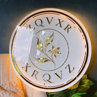 Enseignes et présentoirs publicitaires personnalisés en néon, lettres lumineuses LED électroniques, affichages en acrylique pour entreprises
