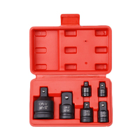 Nouveauté : Jeu de douilles à choc 9 pièces, adaptateur 1/2\", 3/8\", 1/4\", douilles de taille standard, jeu de convertisseur de douilles, outil de réparation automobile