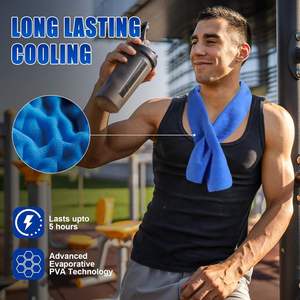 Custom PVA Sports <strong>Cooling</strong> Towel Instant Ice <strong>Neck</strong> <strong>Wrap</strong> with UPF 50+ Personalized PVA <strong>Cooling</strong> Towels for <strong>Neck</strong> and Face - Product Image 6