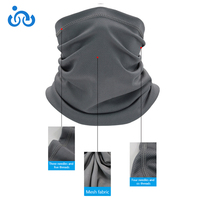 Logo personnalisable Bandana de protection solaire en maille respirante Écharpe à séchage rapide Vélo Sports Couvre-cou respirant Cache-cou d'équitation
