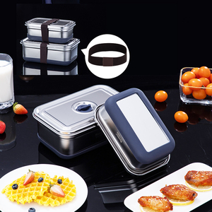 Boîte de conservation alimentaire <span class=keywords><strong>rectangulaire</strong></span> Kacierr, hermétique et étanche, pour la cuisine à domicile - Product Image 6