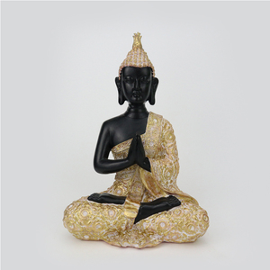 Redeco-estatua decorativa de resina de poliresina, adornos de Buda, Budismo indio, Buda <span class=keywords><strong>Funky</strong></span>, del sudeste asiático, venta al por mayor - Product Image 4