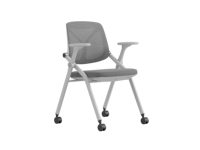 Chaise de formation pliable pour salle de conférence avec roulettes, chaise de réunion de bureau mobile simple et déplaçable