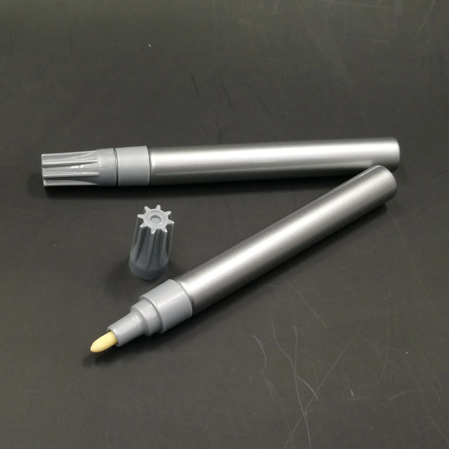 3,0 мм Серебристая трубка для ручки, пустой маркер, алюминиевый пустой маркер, алюминиевая трубка для ручки