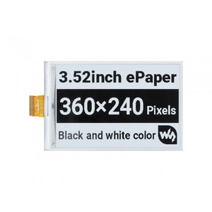 Écran e-Paper brut de 3,52 pouces, 360 x 240, interface SPI - Product Image 5