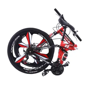 29inch foldable mountain bicycle 24inch folding bike with suspension frame