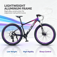 Bicicleta de Montaña en OFERTA, 26 Pulgadas, con Doble Freno de Disco, Horquilla de Suspensión, 21 Velocidades