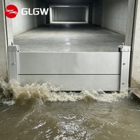 Solusi Pertahanan Banjir Khusus Panel Banjir yang Dapat Digunakan Kembali Barier Pencegah Banjir Hochwasserschutz Penghalang Banjir Aluminium