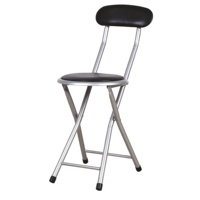 Chaise pliante portable en acier pour l'extérieur, tables et chaises de gros, chaise pliante rétro en métal colorée personnalisée