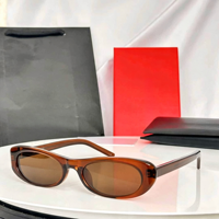 Lunettes de soleil unisexes à monture carrée intégrale avec verres dégradés, protection UV, monture orange, vente en gros, personnalisables