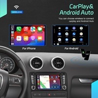 Podofo 7 "4 + 64GB para Audi A3/S3/RS3 Android Radio de coche inalámbrico CarPlay Android Auto Car Audio Autoradio GPS WIFI BT FM RDS