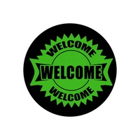 Filtre en verre pour logo Gobo publicitaire, lentille coulissante couleur unique pour projecteur LED Gobo, éclairage de scène