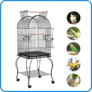 Bestseller Großer Vogelkäfig Glas Kunststoff Umweltfreundlich Schwarz/Weiß Vier Jahreszeiten OEM/Petsloyal Marke CE Drittanbieter-Prüfung Fabrik - Product Image 5