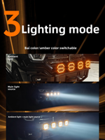 Nouveaux projecteurs LED stroboscopiques à luminosité constante de 7 pouces, température de couleur 3500K/6000K, 240W, 12V-24V DC, 10000 lumens
