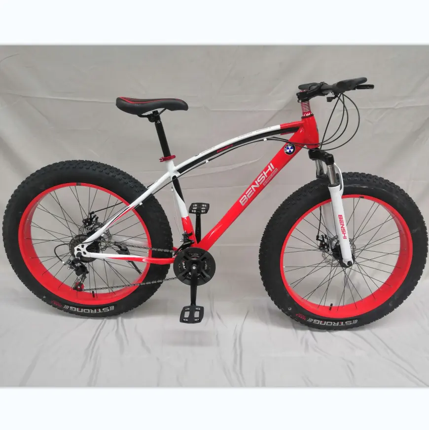सस्ते सड़क बाइक 26 "स्टील फ्रेम चर गति साइकिल हेलिकॉप्टर बाइक पर्वत बाइक <span class=keywords><strong>ट्रेक</strong></span> madone एसएलआर 9 साइकिल के साथ वसा टायर