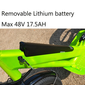 Vélo électrique à gros pneus, batterie au Lithium de 48V 17,5 ah, approuvé CE - Product Image 4