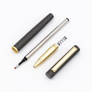 Stylo à bille en métal personnalisable avec logo personnalisé de luxe Encre gel en acier à rainure de 0.7mm Signature Encre noire/bleue Utilisation professionnelle pour le bureau et l'école - Product Image 6