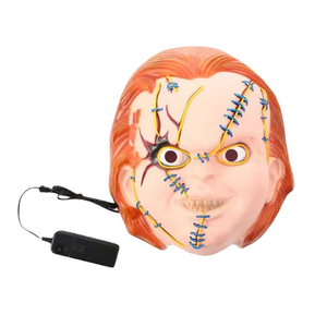 Máscara Luminosa <span class=keywords><strong>de</strong></span> Halloween, Máscara <span class=keywords><strong>de</strong></span> Muñeco Fantasma, Máscara LED <span class=keywords><strong>de</strong></span> Luz Fría, Máscara <span class=keywords><strong>de</strong></span> <span class=keywords><strong>Chucky</strong></span>, Divertida Máscara <span class=keywords><strong>de</strong></span> Espíritu Malvado, Máscara <span class=keywords><strong>de</strong></span> Fantasma <span class=keywords><strong>de</strong></span> la Película Resurrección - Product Image 5