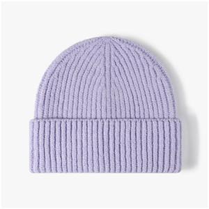 Gorros de invierno tipo beanie, bonitos, resistentes al descolorimiento, de lana de oveja francesa, gorros navideños reversibles, gorros de invierno promocionales, marca privada - Product Image 3