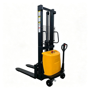 Cheapest Price 2000kg 1000kg 1500kg New Semi Electric Portable Stacker Pallet Forklift Self Lifting Stacker