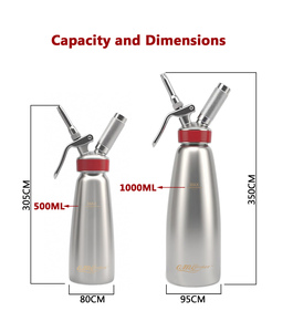 Phong cách mới chức năng kem Whipper chuyên nghiệp thép không gỉ Pastry <span class=keywords><strong>Ice</strong></span> <span class=keywords><strong>Cream</strong></span> Cone Dispenser - Product Image 2