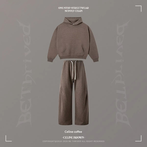 Nuova <span class=keywords><strong>Tuta</strong></span> con Cappuccio in Velluto Oversize da <span class=keywords><strong>Uomo</strong></span>, Collezione Autunno/Inverno 2026, Stile Moda - Product Image 6