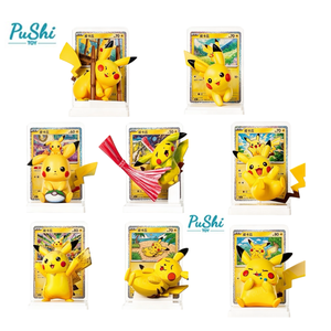 Set di Miniature Decorative Collezionabili della Serie Pokemoned Painted Dreams, 30° Anniversario, Figure di Pika Chu Originali - Product Image 1