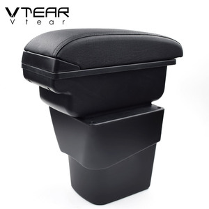 Vtear para <span class=keywords><strong>Kia</strong></span> <span class=keywords><strong>Rio</strong></span> Reposabrazos de carga USB aumentar doble capa de almacenamiento de la caja central de contenido de la tienda <span class=keywords><strong>interior</strong></span> del coche accesorios 11-19 - Product Image 4