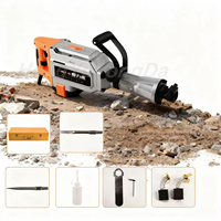 Marteau perforateur électrique industriel en acier allié 1800W 220V, usage intensif, prise UE, 3000-4000 BPM, pour démolition