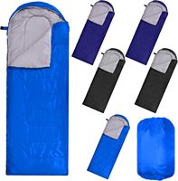 Sac de couchage de style enveloppe avec capuche pour les voyages de camping par temps froid