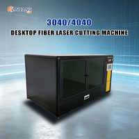 Machine de découpe laser à fibre CNC mini 3040 4040 fermée 1200W 1500W pour le traitement des métaux