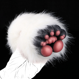 Ayı pençe erkek mastürbasyon kupası ile kürk yumuşak silikon Penis Stroker gerçekçi vajina kedi seks bebek adam yetişkinler için peluş seks oyuncak - Product Image 1