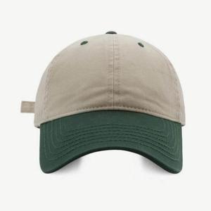 Casquette de golf à 6 panneaux avec logo brodé bicolore, casquette de baseball en sergé de coton avec logo personnalisé, noire - Product Image 5