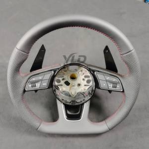 Volante Deportivo de Cuero Profesional YLD, el Más Popular, para Audi A1 A2 A3 A4 A5 A6 A7 <span class=keywords><strong>Q1</strong></span> Q2 Q3 Q4 Q5 Q6 MK3 TTRS TTS MK2 S3 R8 - Product Image 4