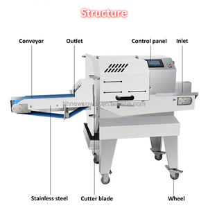 Coupeur de viande commercial avec deux lames spéciales pour couper le porc cuit au barbecue de viande - Product Image 4