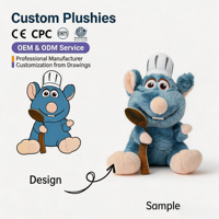 Porte-clés en peluche personnalisé pas cher, animaux en peluche doux sur mesure, poupées en peluche OEM ODM