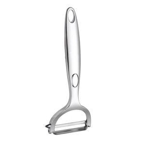 Utensilios de Cocina Multifuncionales Plateados, Pelador de Aluminio, Cuchillo de Cocina de Acero Inoxidable con Mango Ergonómico, Ecológico - Product Image 1