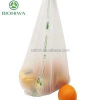 Composteerbare Fruitgroentezak In Verpakkingszak Biologisch Afbreekbare Voedselproductiezakken Import/Export Aangepaste Maat/Kleur