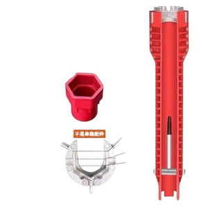 Adjustable Pipe Wrench Single End Metric Ratcheting Copper Alloy Electrophoresis For Water Pipe Faucet Repair Installation - Product Image 1