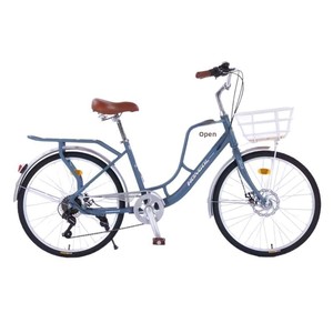 Vélo de loisirs rétro pour femmes, cadre en acier haute teneur en carbone léger de 24 pouces, style vintage, directement de l'usine - Product Image 3